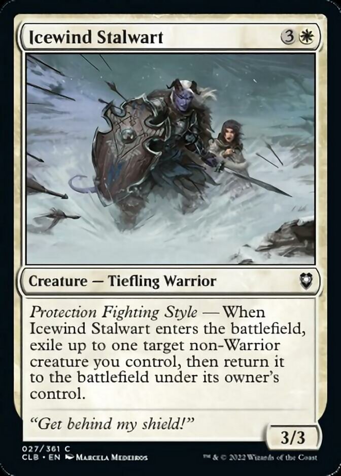 Icewind Stalwart [Commander Legends: Battle for Baldur's Gate] | Webway Games