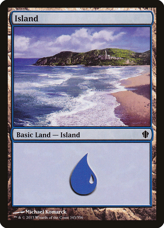 Island (#343) [Commander 2013] | Webway Games