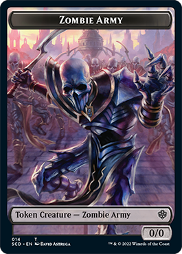 Zombie Army Double-Sided Token [Starter Commander Decks] | Webway Games