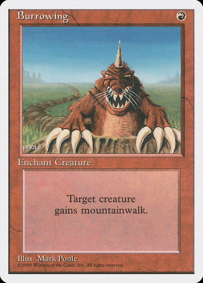Burrowing [Fourth Edition] | Webway Games