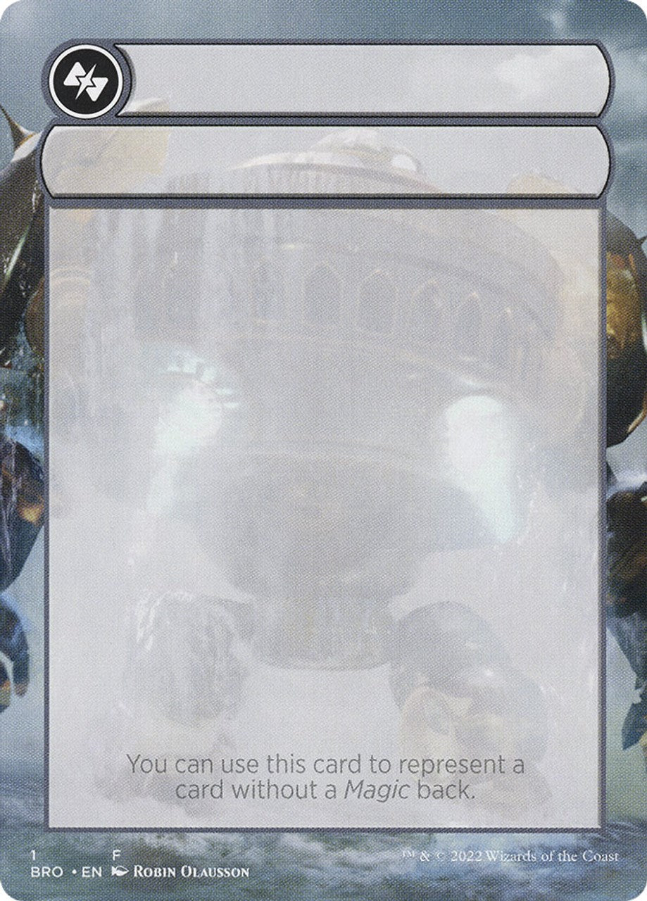Helper Card [The Brothers' War Tokens] | Webway Games