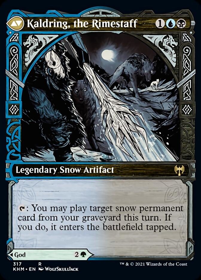Jorn, God of Winter // Kaldring, the Rimestaff (Showcase) [Kaldheim] | Webway Games