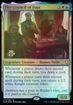 The Council of Four [Commander Legends: Battle for Baldur's Gate Prerelease Promos] | Webway Games