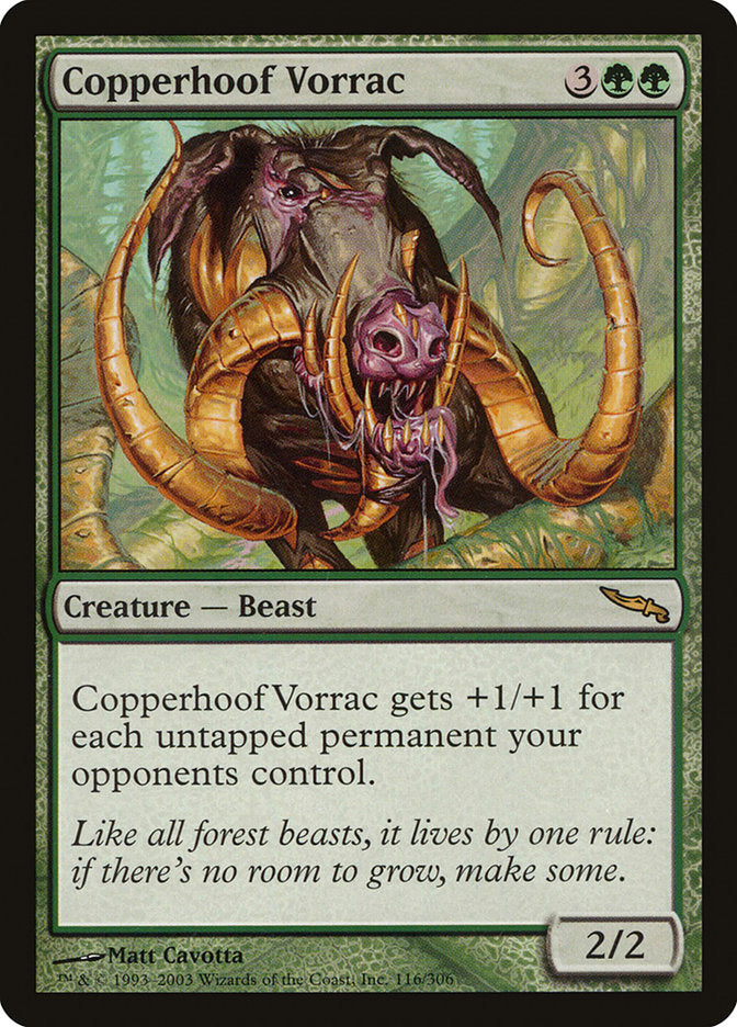 Copperhoof Vorrac [Mirrodin] | Webway Games