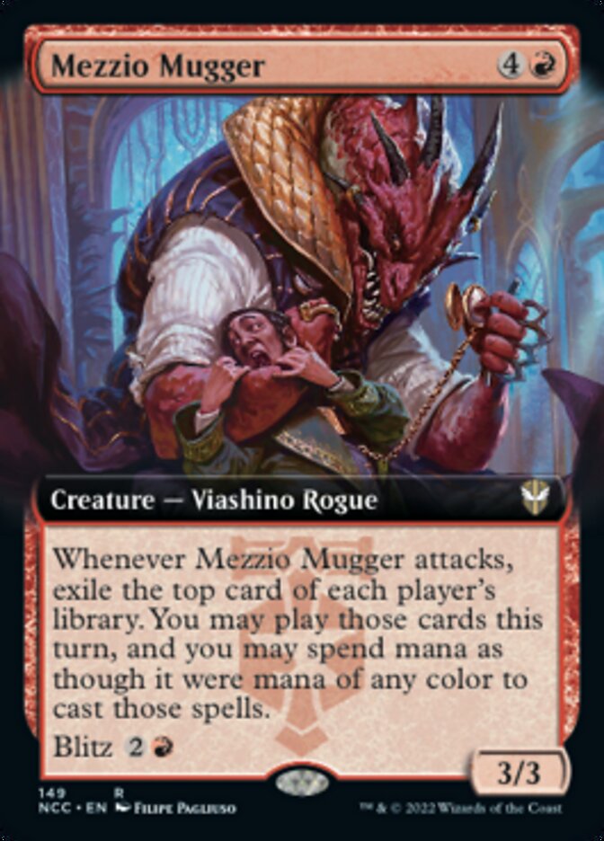 Mezzio Mugger (Extended Art) [Streets of New Capenna Commander] | Webway Games