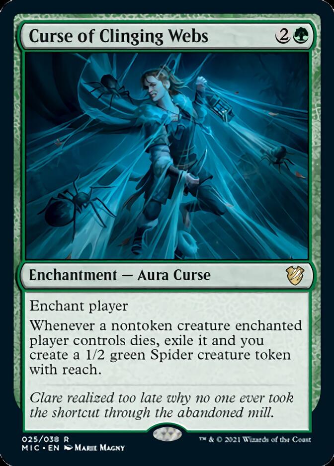 Curse of Clinging Webs [Innistrad: Midnight Hunt Commander] | Webway Games