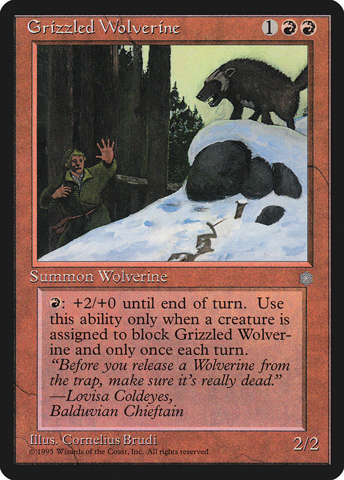 Grizzled Wolverine [Ice Age] | Webway Games