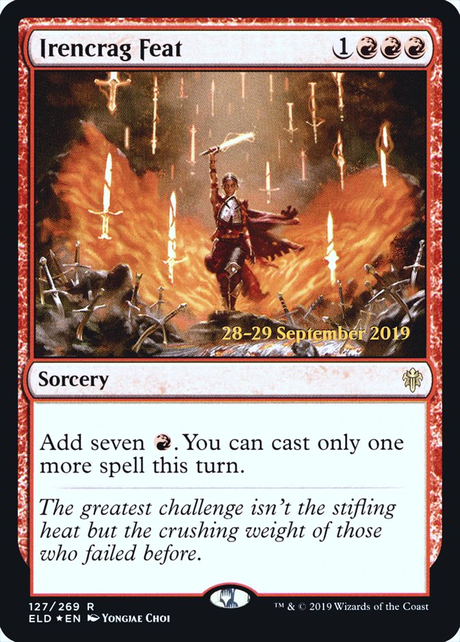 Irencrag Feat  [Throne of Eldraine Prerelease Promos] | Webway Games