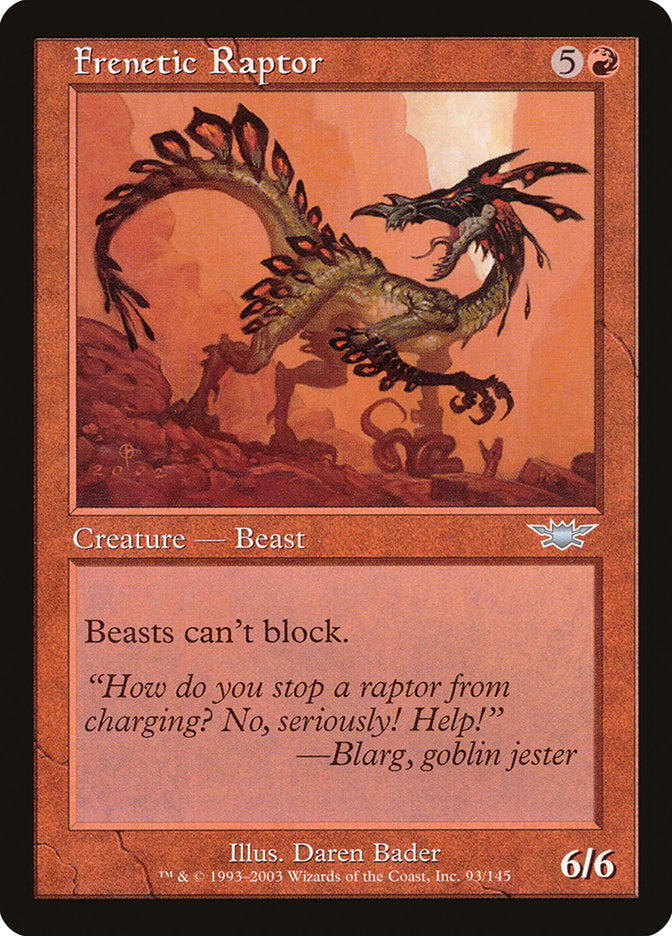 Frenetic Raptor [Legions] | Webway Games