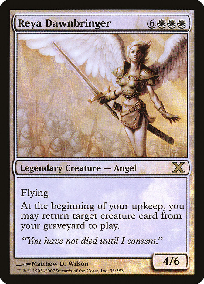 Reya Dawnbringer (Premium Foil) [Tenth Edition] | Webway Games