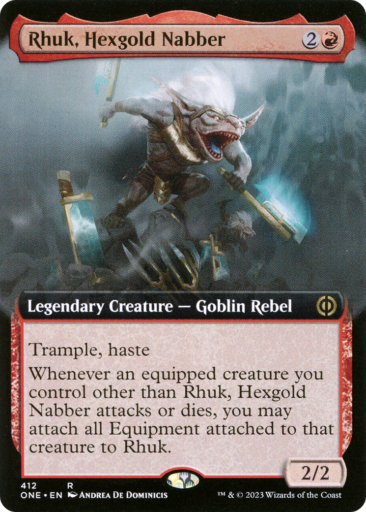 Rhuk, Hexgold Nabber (Extended Art) [Phyrexia: All Will Be One] | Webway Games