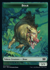Boar // Monk Double-sided Token [Double Masters 2022 Tokens] | Webway Games