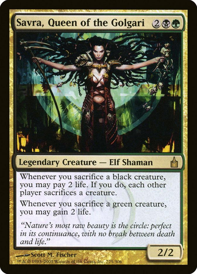 Savra, Queen of the Golgari [Ravnica: City of Guilds] | Webway Games