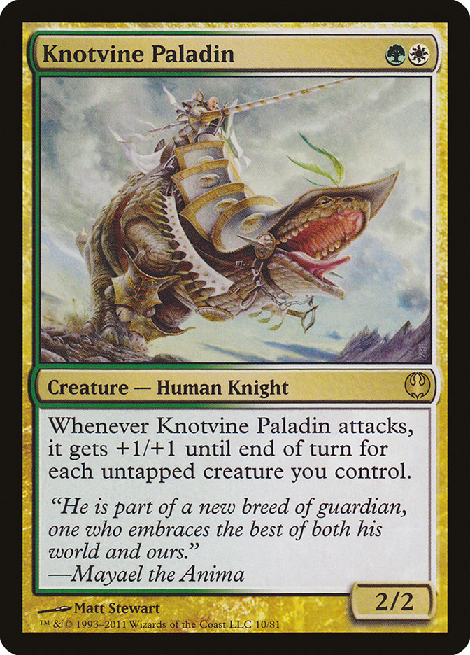Knotvine Paladin [Duel Decks: Knights vs. Dragons] | Webway Games