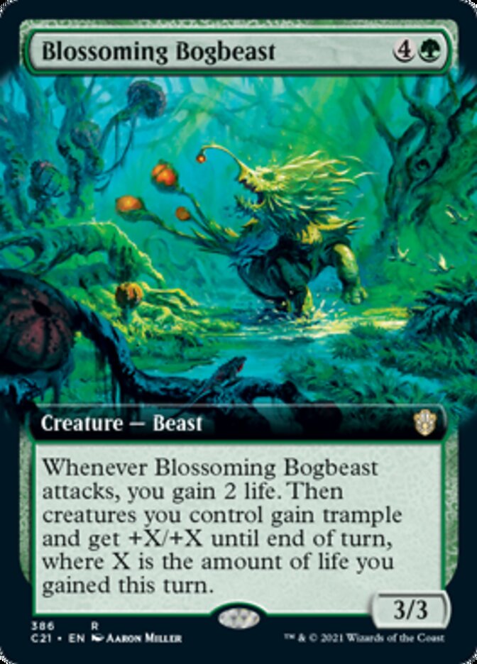Blossoming Bogbeast (Extended) [Commander 2021] | Webway Games