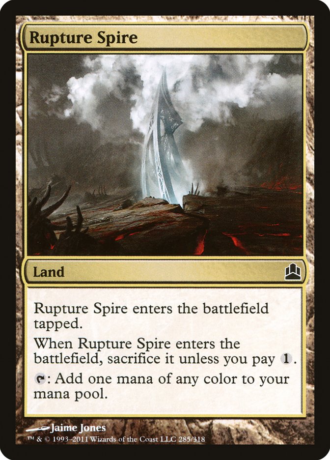 Rupture Spire [Commander 2011] | Webway Games