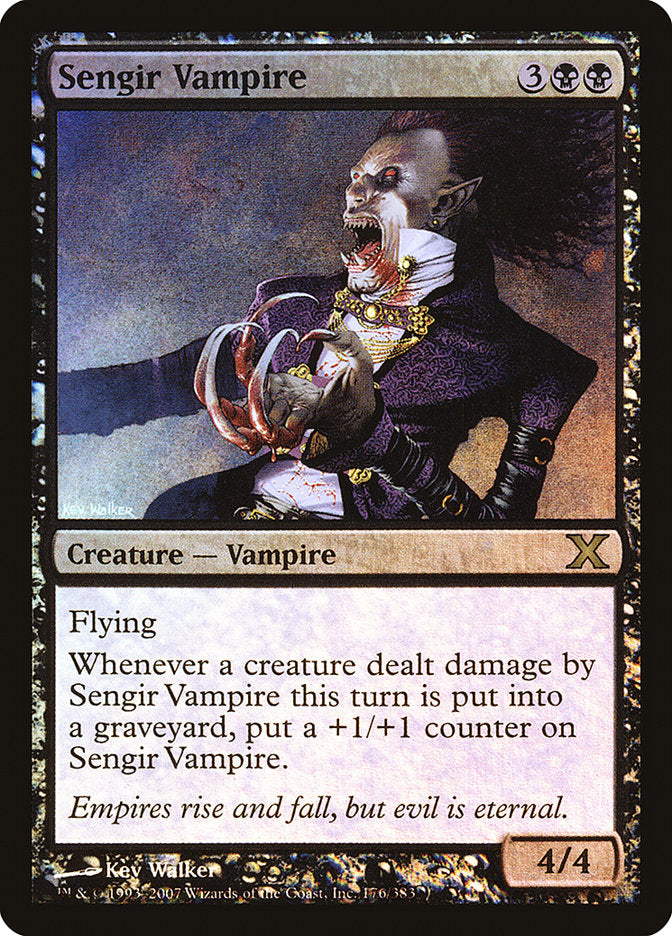 Sengir Vampire (Premium Foil) [Tenth Edition] | Webway Games