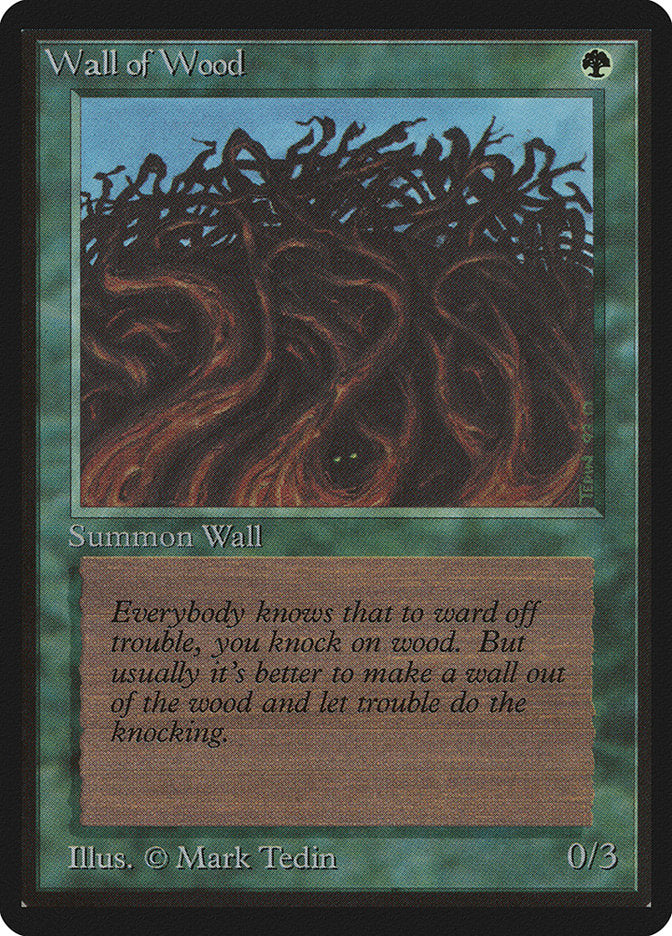 Wall of Wood [Limited Edition Beta] | Webway Games