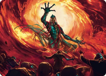 Gix, Yawgmoth Praetor Art Card [The Brothers' War Art Series] | Webway Games