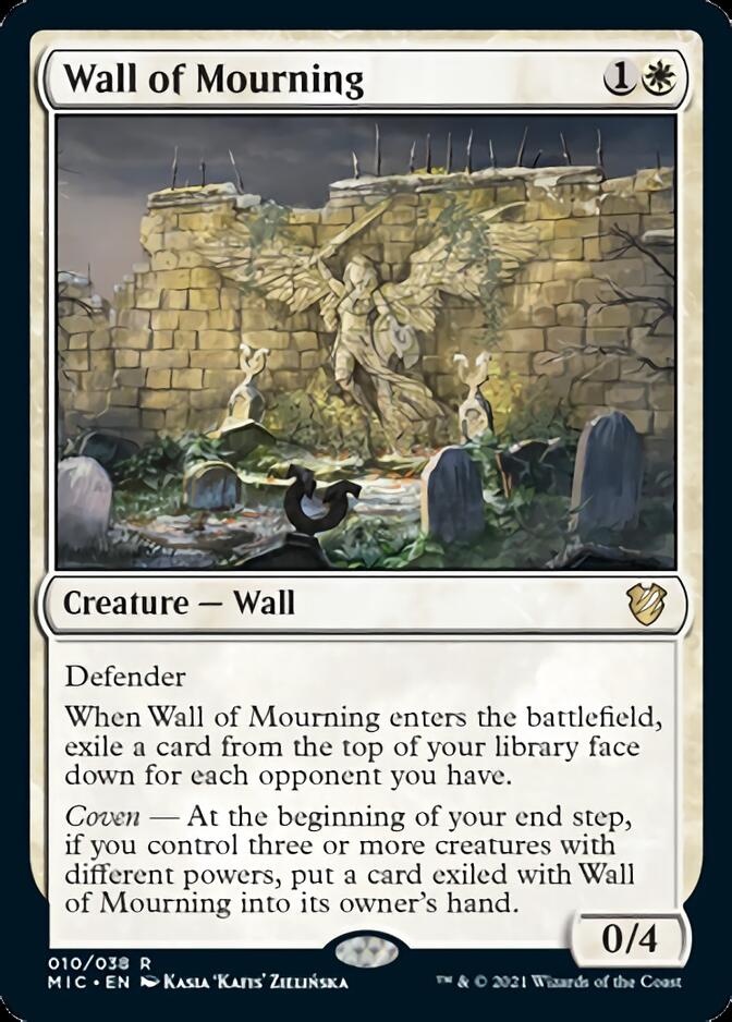 Wall of Mourning [Innistrad: Midnight Hunt Commander] | Webway Games