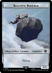 Ballistic Boulder // Food (0024) Double-Sided Token (Surge Foil) [The Lord of the Rings: Tales of Middle-Earth Tokens] | Webway Games