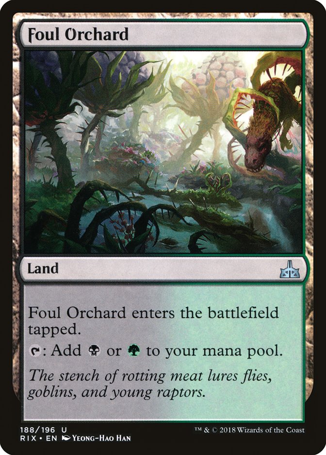 Foul Orchard [Rivals of Ixalan] | Webway Games