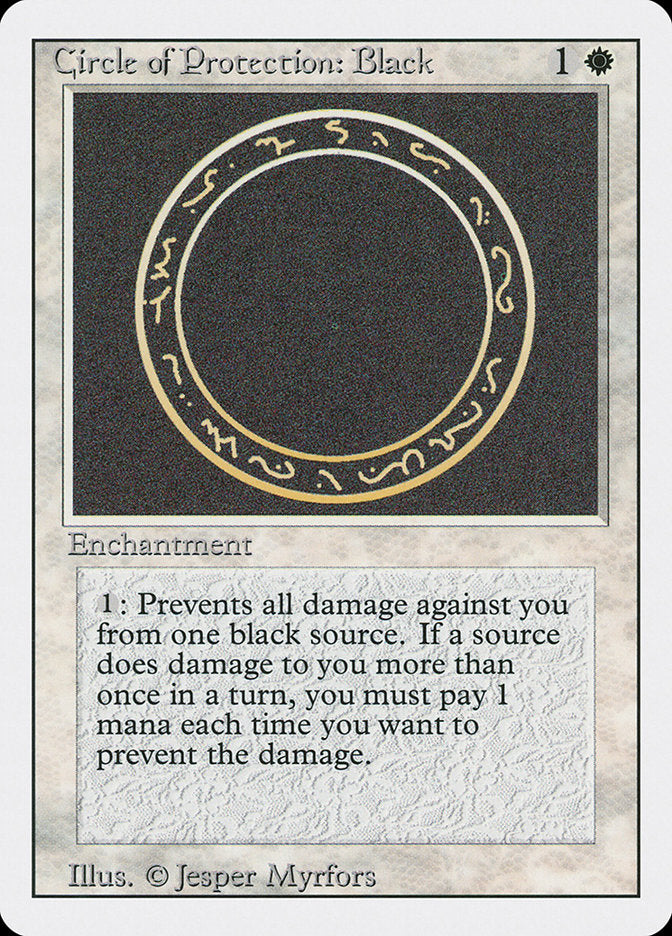 Circle of Protection: Black [Revised Edition] | Webway Games