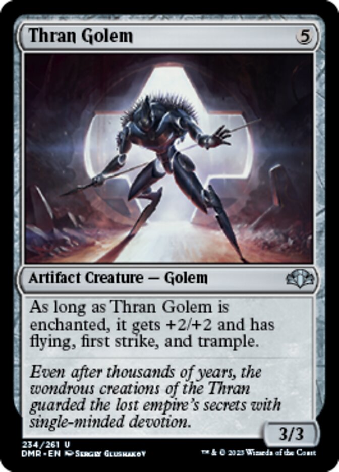 Thran Golem [Dominaria Remastered] | Webway Games