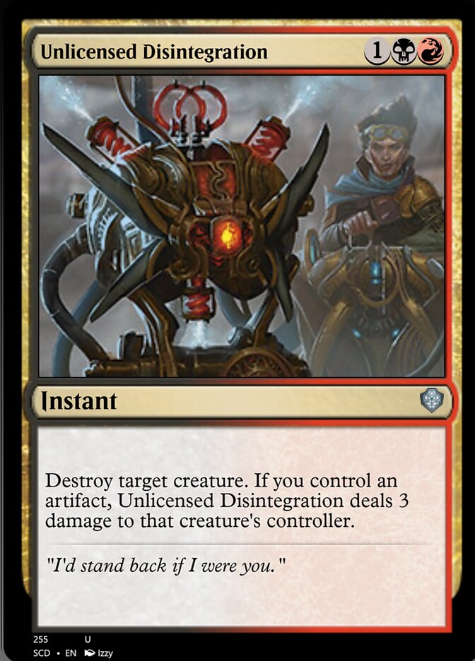 Unlicensed Disintegration [Starter Commander Decks] | Webway Games