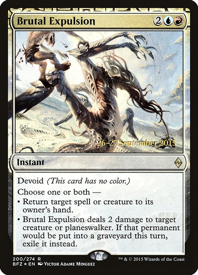 Brutal Expulsion  [Battle for Zendikar Prerelease Promos] | Webway Games