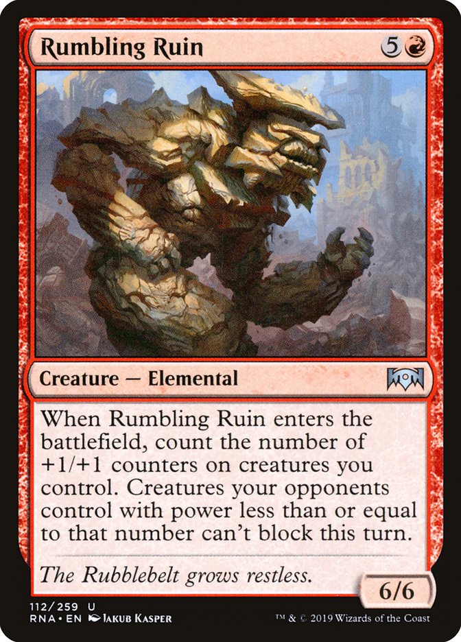 Rumbling Ruin [Ravnica Allegiance] | Webway Games