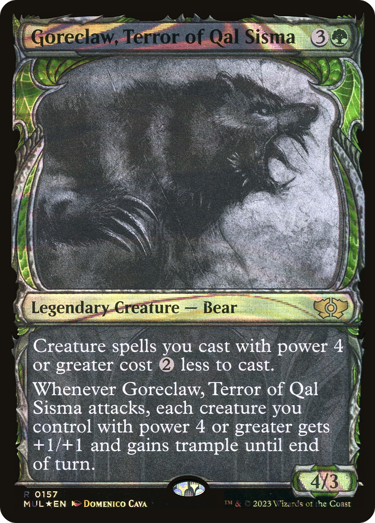 Goreclaw, Terror of Qal Sisma (Halo Foil) [Multiverse Legends] | Webway Games