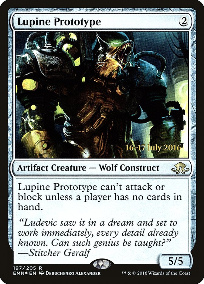 Lupine Prototype  (Prerelease) [Eldritch Moon Prerelease Promos] | Webway Games