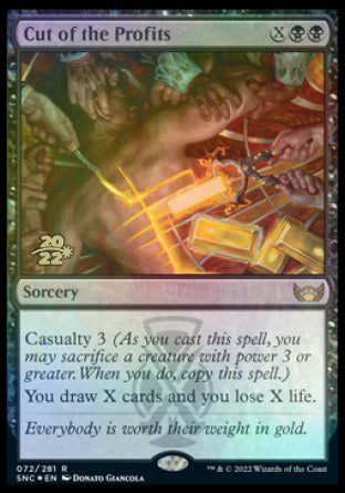 Cut of the Profits [Streets of New Capenna Prerelease Promos] | Webway Games