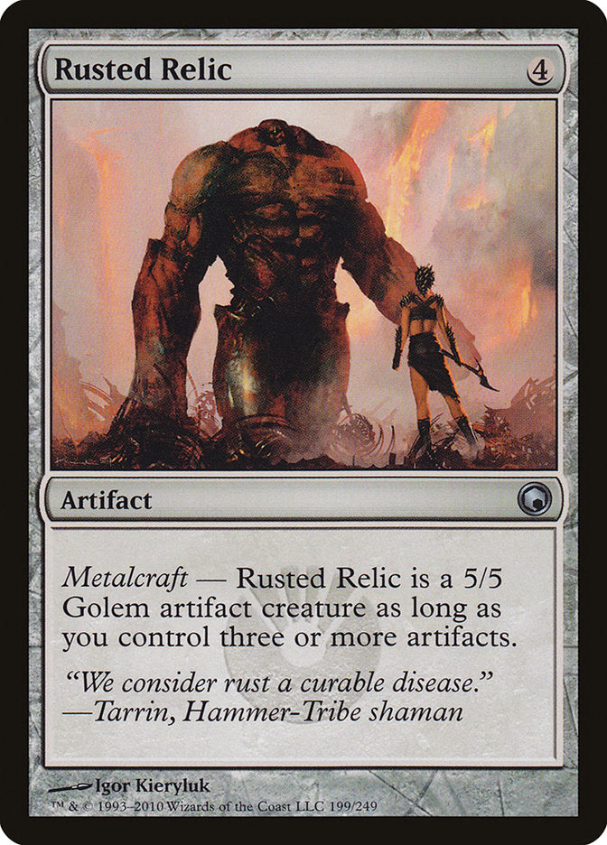Rusted Relic [Scars of Mirrodin] | Webway Games