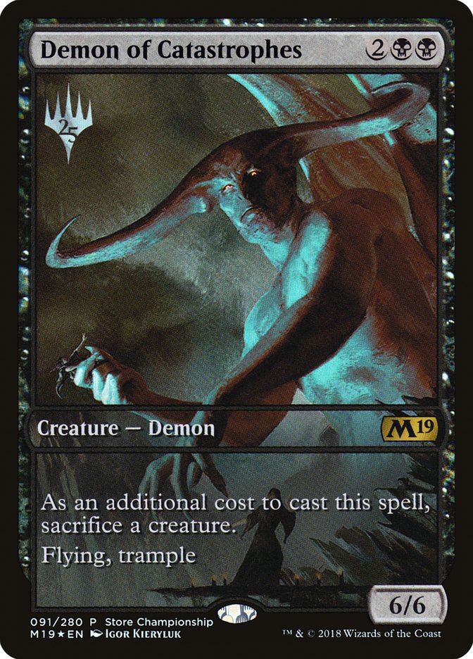 Demon of Catastrophes (Store Championship) [Core Set 2019 Promos] | Webway Games