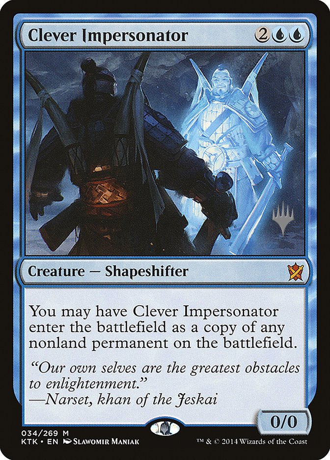 Clever Impersonator (Promo Pack) [Khans of Tarkir Promos] | Webway Games