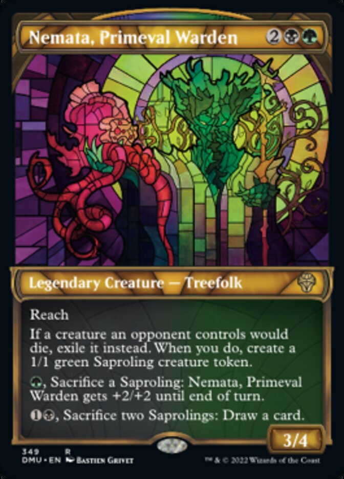 Nemata, Primeval Warden (Showcase Textured) [Dominaria United] | Webway Games