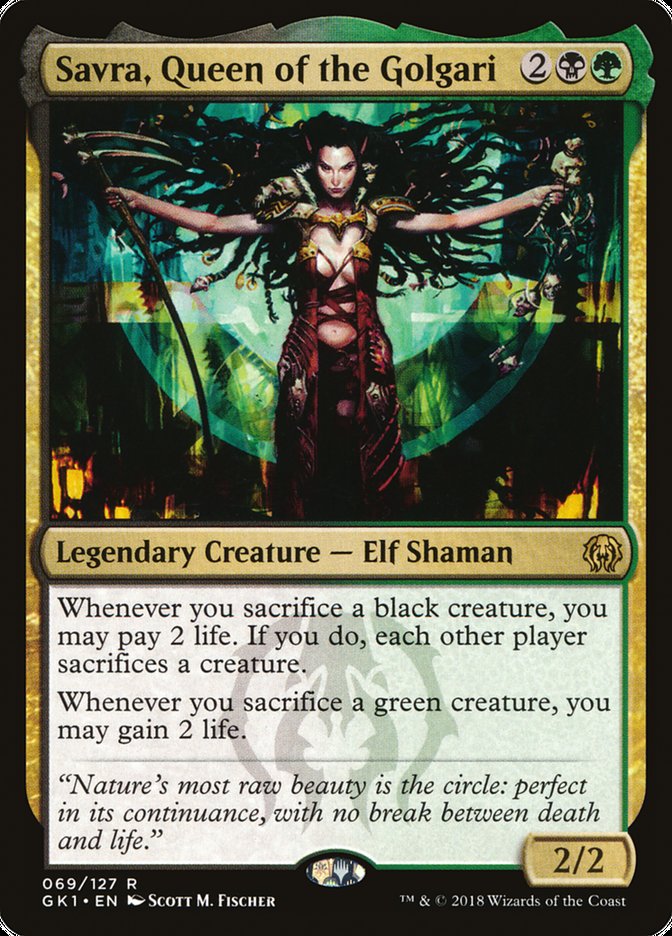 Savra, Queen of the Golgari [GRN Guild Kit] | Webway Games