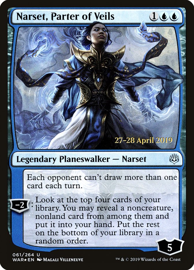 Narset, Parter of Veils  [War of the Spark Prerelease Promos] | Webway Games