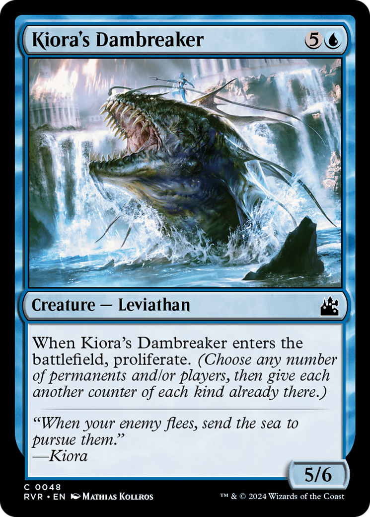 Kiora's Dambreaker [Ravnica Remastered] | Webway Games