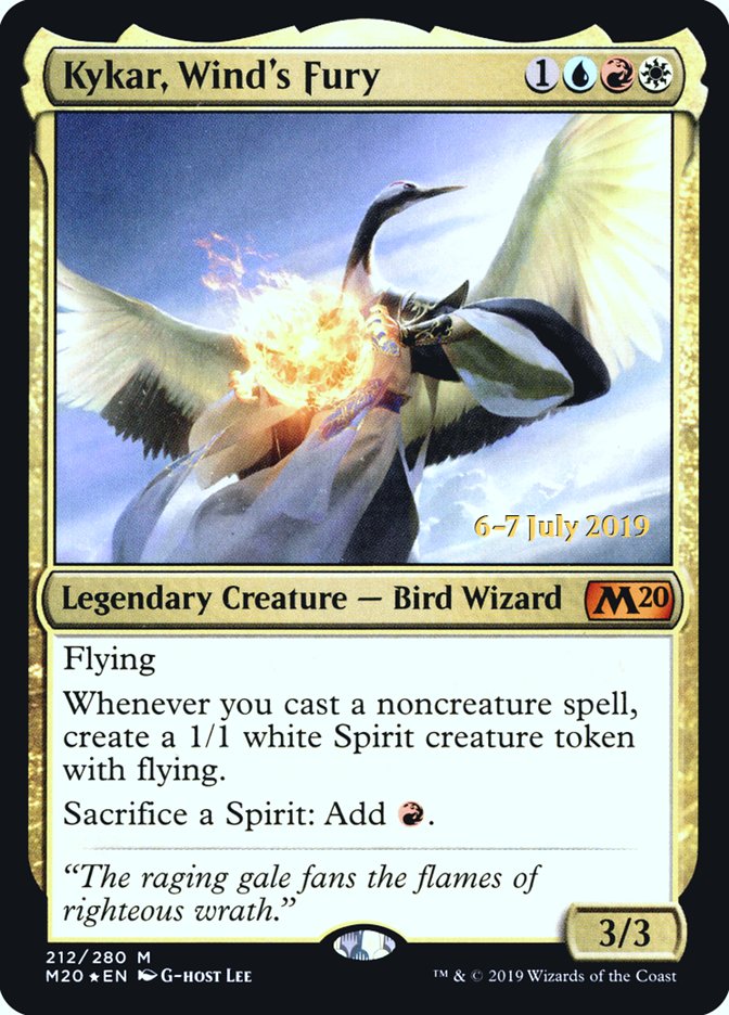 Kykar, Wind's Fury  [Core Set 2020 Prerelease Promos] | Webway Games