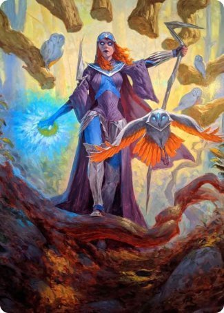 Kasmina, Enigma Sage Art Card [Strixhaven: School of Mages Art Series] | Webway Games