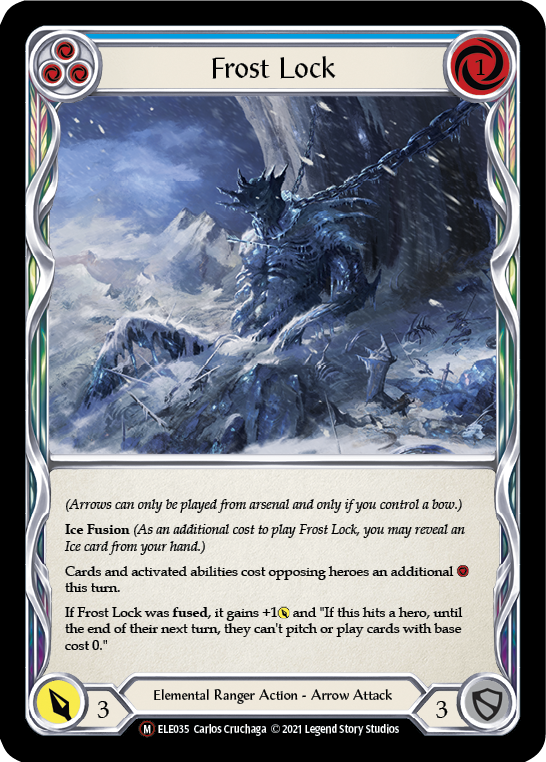 Frost Lock [U-ELE035] Unlimited Rainbow Foil | Webway Games