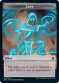 Copy // Drake Double-sided Token [Zendikar Rising Tokens] | Webway Games