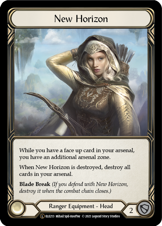 New Horizon [U-ELE213] Unlimited Rainbow Foil | Webway Games
