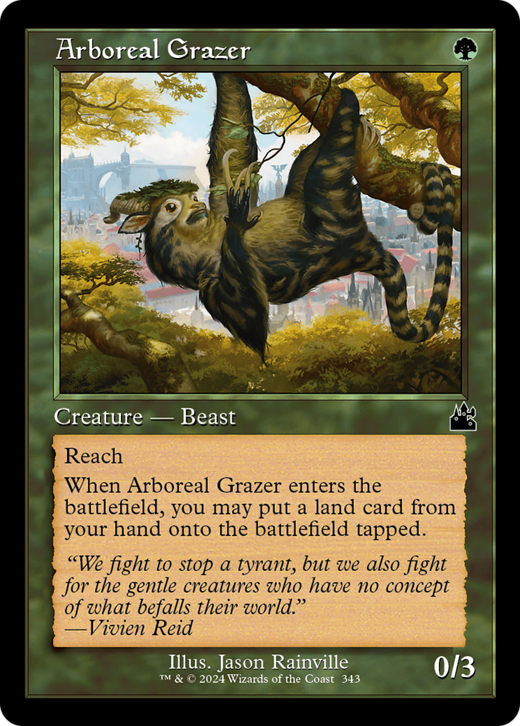 Arboreal Grazer (Retro Frame) [Ravnica Remastered] | Webway Games