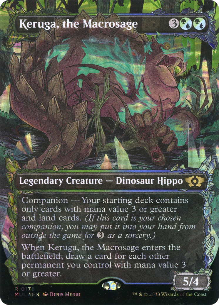 Keruga, the Macrosage (Halo Foil) [Multiverse Legends] | Webway Games