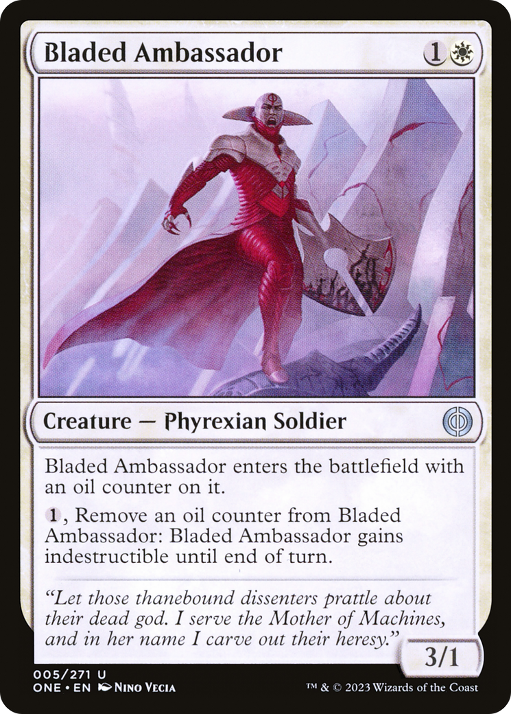 Bladed Ambassador [Phyrexia: All Will Be One] | Webway Games