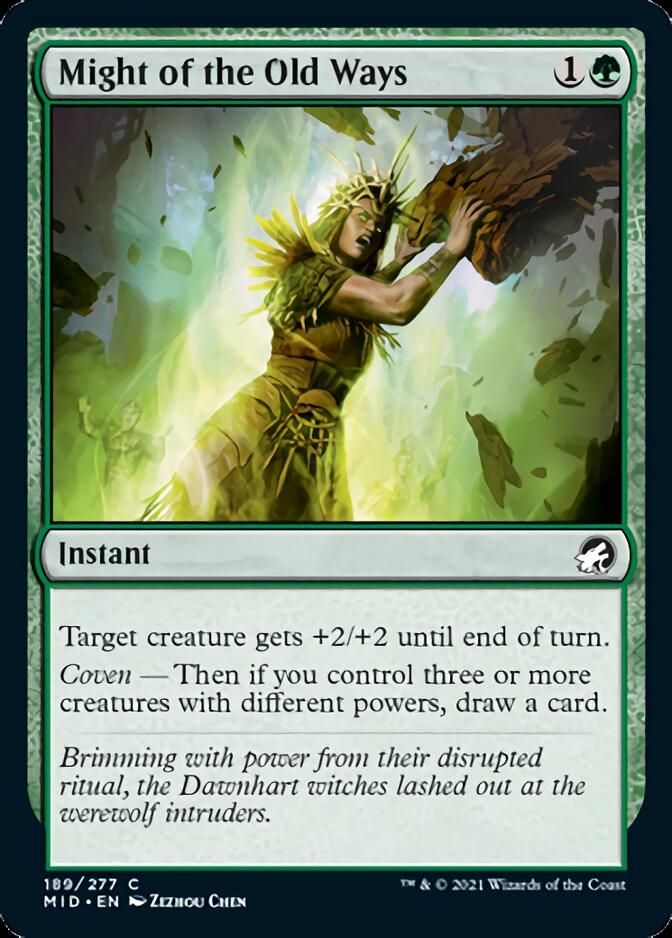 Might of the Old Ways [Innistrad: Midnight Hunt] | Webway Games